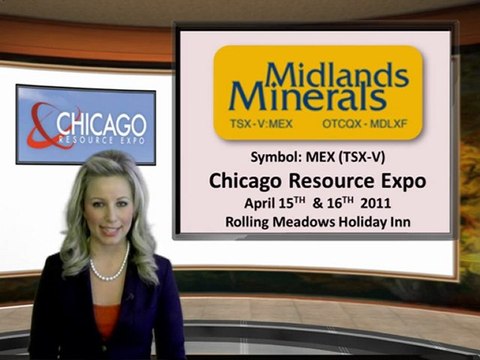 Midlands Minerals - (TSX.V: MEX) (OTCQX: MDLFX) - Chicago Ex