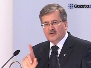 Komorowski o Białorusi: Nie można udawać, że tam nie biją ludzi