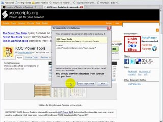 Install KoC Powertools