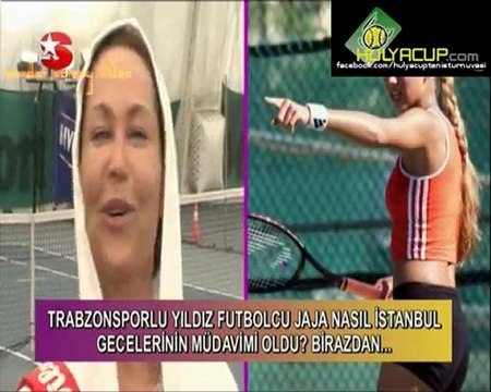 Hulya Avsar Hulya Cup'a hazirlaniyor