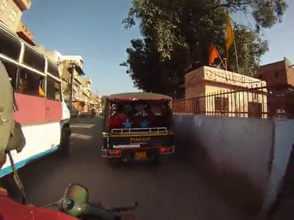 Jaipur à mobylette