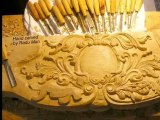 CARVED MANTEL FOR FIREPLACE MADE BY RADU MAN