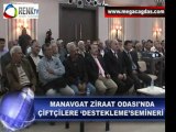 MANAVGAT ZİRAAT ODASI'NDA ÇİFTÇİLERE ‘DESTEKLEME’SEMİNERİ