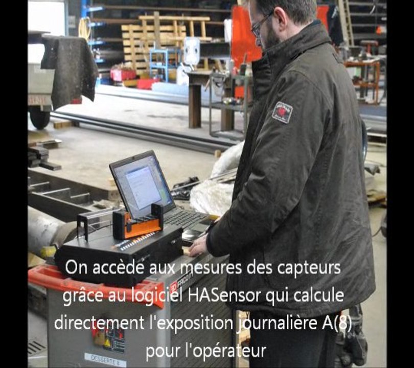 Vib@work dosimètre vibration main-bras