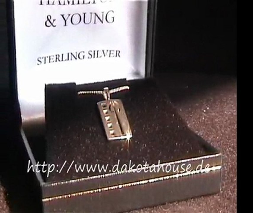 Halskette 925 Silber Mackintosh Tulip Necklace anhhy1