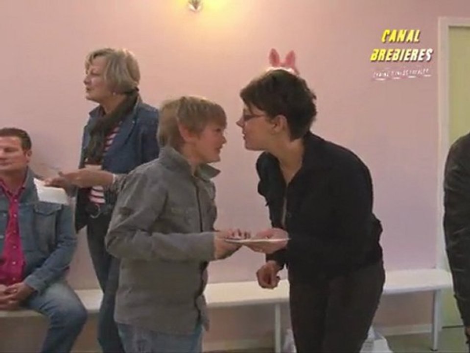 La remise des étoiles aux enfants partis à Albiez