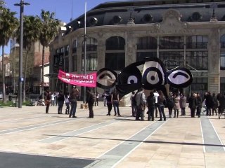 La vache géante de Michel et Augustin à Perpignan