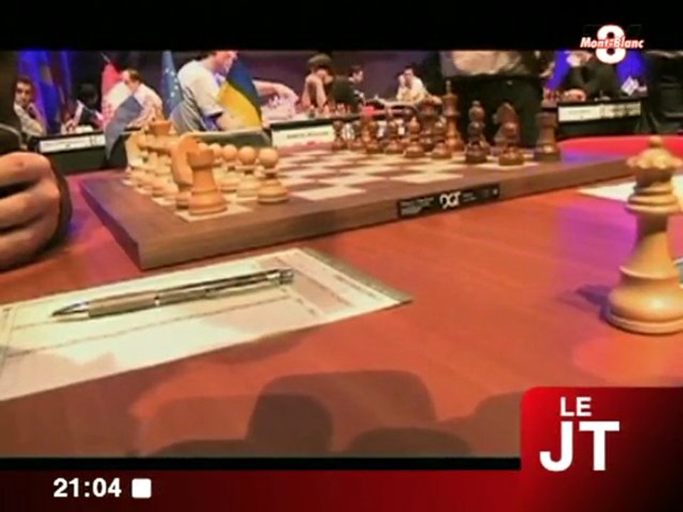 Kasparov au championnat d'Europe d'échec (Aix-les-Bains)