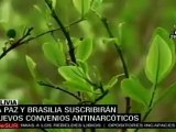 Bolivia y Brasil fortalecen cooperación antinarcóticos