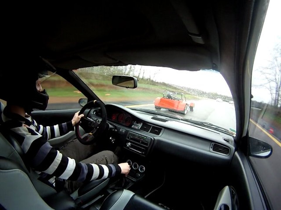 Speed industries trackday - honda civic - anneau du rhin  30.03.11  [sortie de piste]