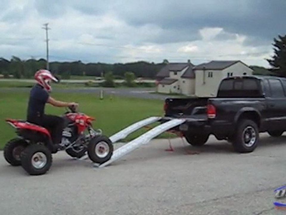 AFP-9012-2 Dual Folding Aluminum ATV Ramps