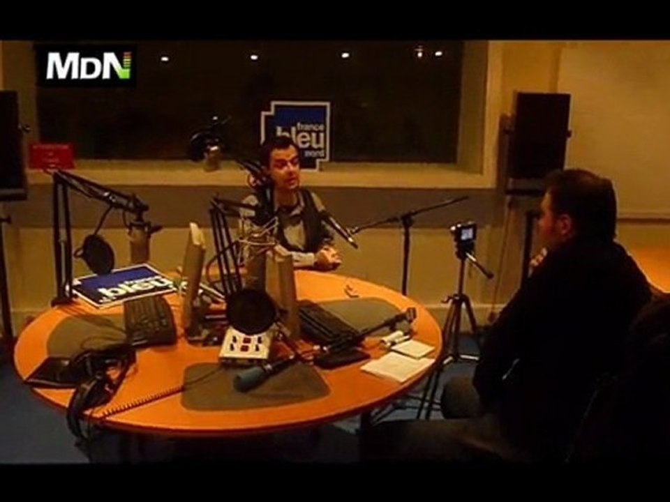 Medias du Nord - Portrait d'Arnaud Bouquet, France Bleu Nord et coulisses de l'entretien.