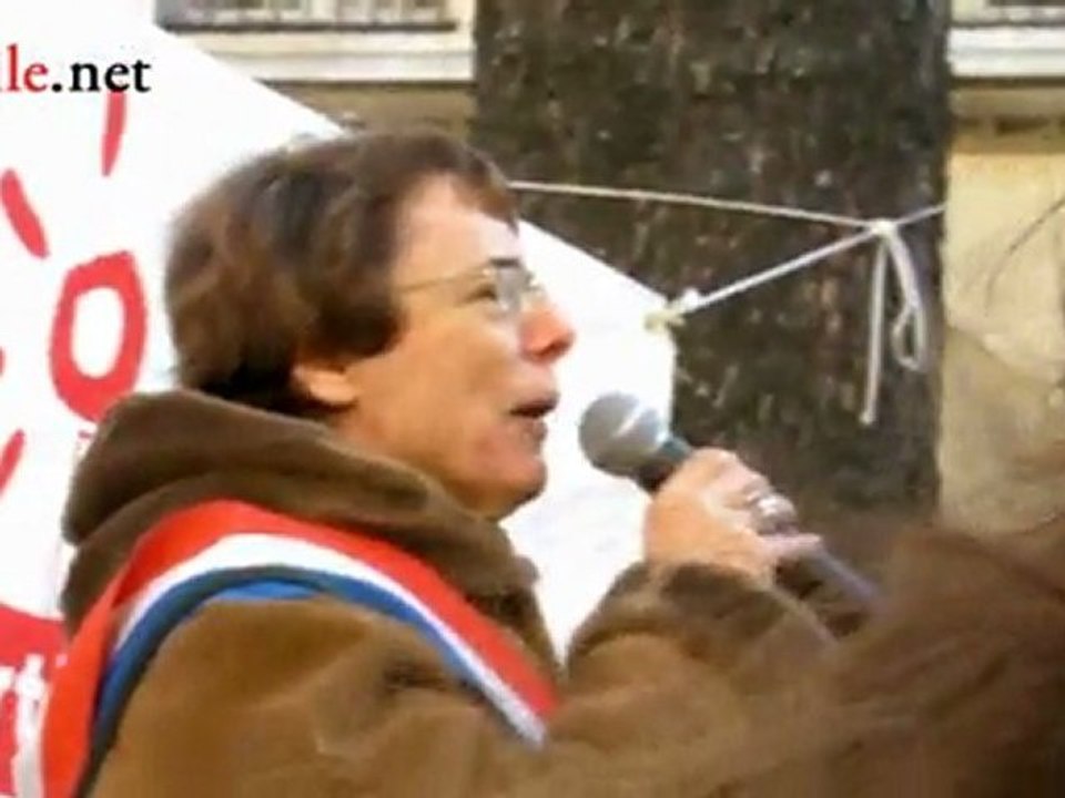 Rassemblement Sortir du nucléaire 20/03/2011 Martine Billard