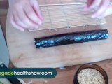 Raw Food Sushi Recipe with Eggplant and Asparagus