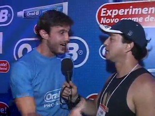 Max Fercondini no camarote Tô Contigo! Daniela Mercury