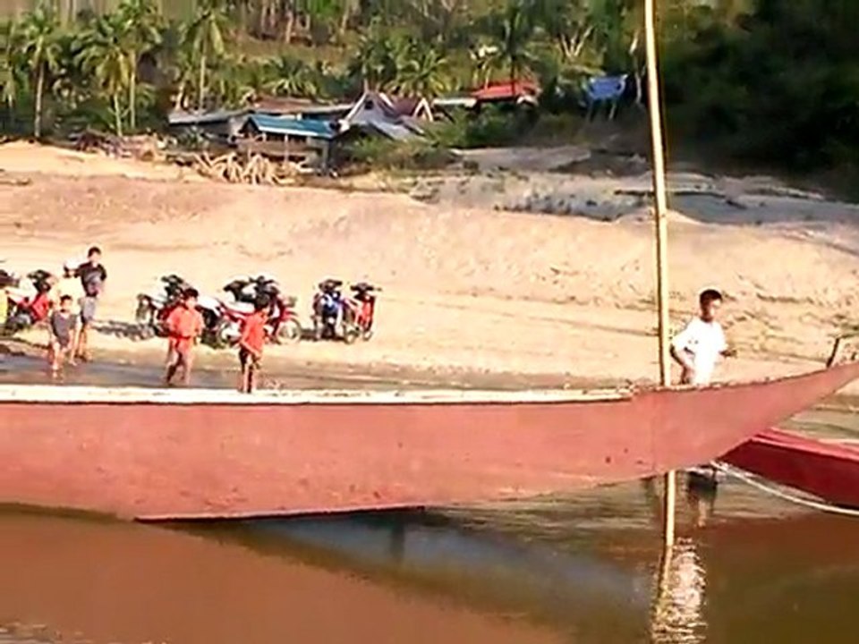 Sur le Mekong entre Luang Prabang et Pakbeng