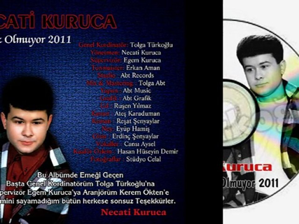 Necati Kuruca Sensiz Olmuyor 2011 Albüm Tanıtımı (Abt Music)