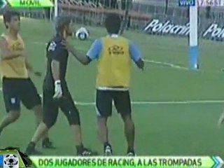 Ξύλο μεταξύ συμπαικτών στην προπόνηση της Ρασίνγκ Κλουμπ