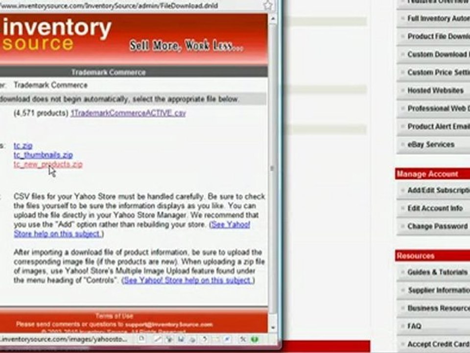 Account Feature Guide - Dropship Data File Tool | Wholesale Dropship   Products