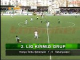 Konya Torku Şekerspor - Sakaryaspor karşılaşması