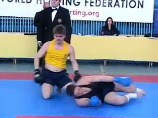 Taras Sarana (Brovary) vs Roman Vorona (Cherkassy) 1-st round. MMA Horting