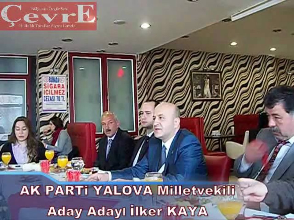 AK PARTİ YALOVA Milletvekili Aday Adayı İlker KAYA'ın Basın Toplantısı