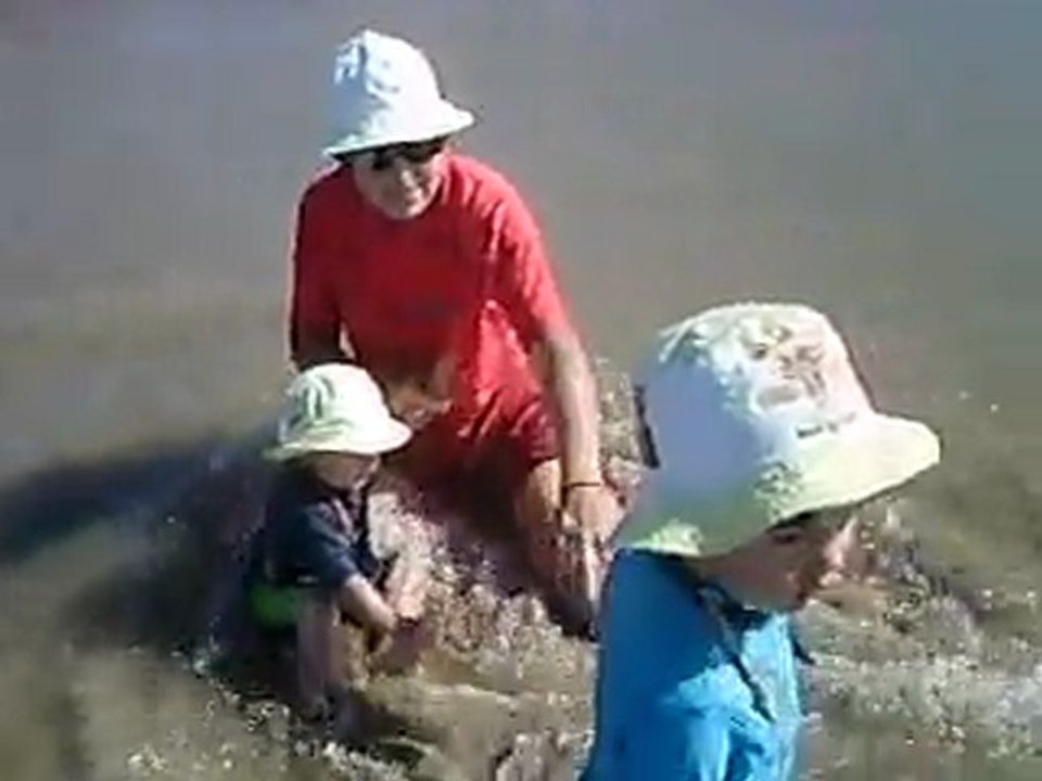 Raf et Gwen à la plage de l'Amélie le 22/08/2009