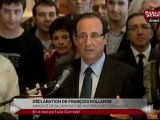 François Hollande, candidat aux primaires socialistes