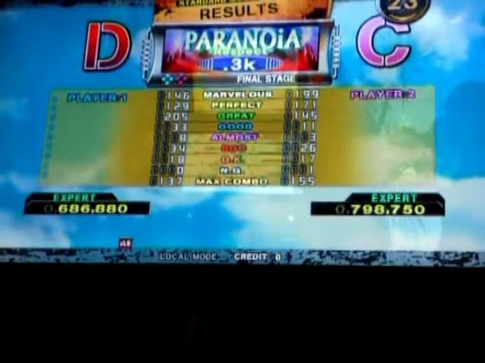 DDR Score PdC'2011 - Tenebrus Vs Pioupiou (Demi finale)