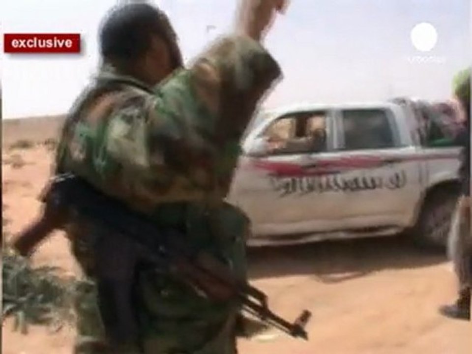 Libye: euronews sur le front de Brega