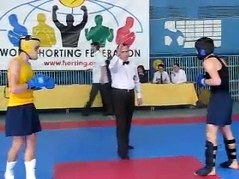 Евгений Кристенко из г. Бровары - победа (юниоры, бой). Хортинг