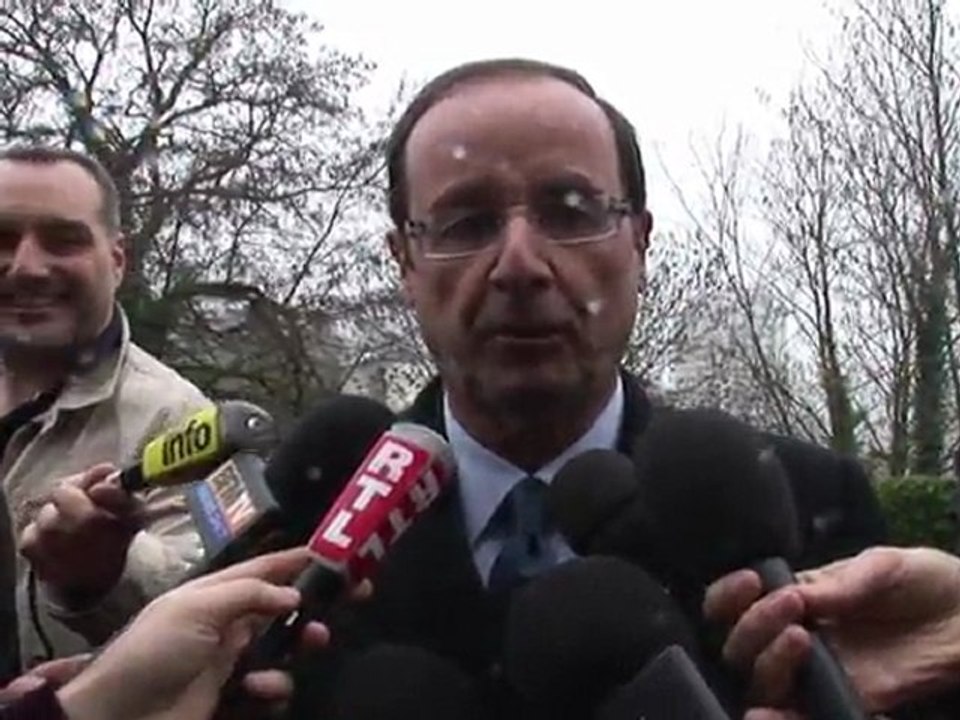 François Hollande candidat aux primaires socialistes