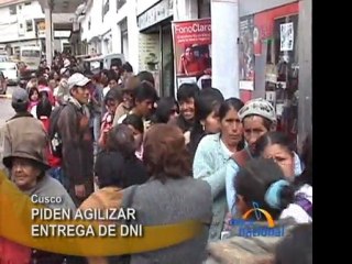 Usuarios de RENIEC Cusco reclaman agilizar atencion