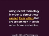 Remove Charge Offs Why Form Letters Don't Work!