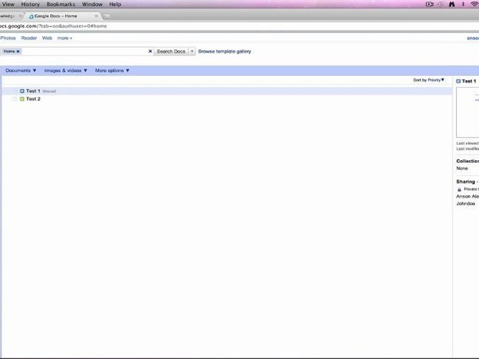 Google Docs 2011 Beginner Tutorial Video