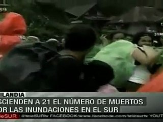 Asciende a 21 las víctimas mortales por las lluvias