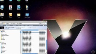 Mac OS X theme for Windows 7 WATCH!