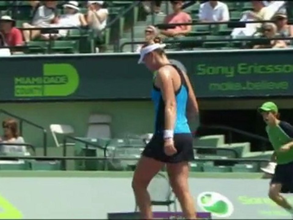 Miami - Zvonareva, a semis