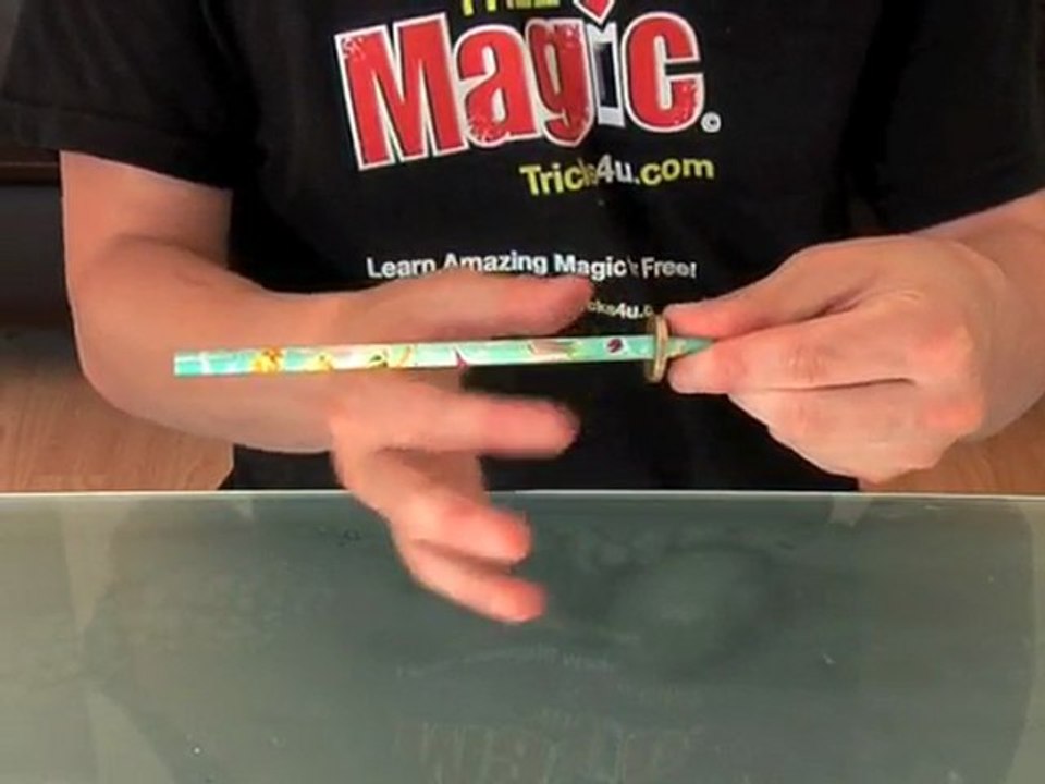 Pencil Through Coin Magic Trick