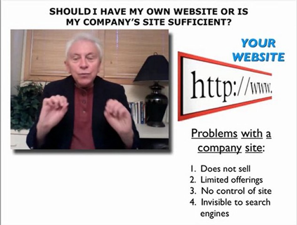 Should I Have My Own Website Or Is My Company's Site Enough?