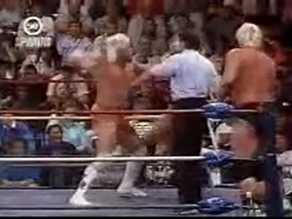 Flair and Windham vs Tommy Rich and Ricky Morton
