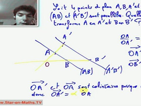 1ère S Théorème de Thalès et homothétie