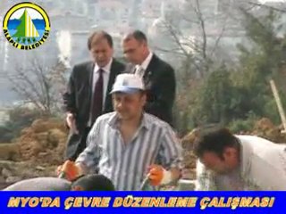 ALAPLI MYO'DA ÇEVRE DÜZENLEME ÇALIŞMASI