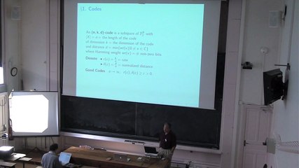 [METRIC 2001] Alex Lubotzky - Workshop on Expanders and Derandomization at Institut Henri Poincaré (2011)