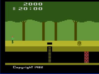 Pitfall I & II (Atari 2600) Videotest