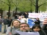 Eric PLIEZ membre du bureau de la FNARS à la FLASHMOB de PARIS