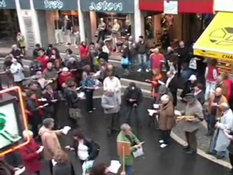 FLASHMOB de Tours le 31/03/2011