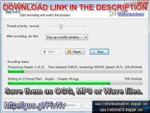 DVD Audio Extractor 5.3.0 free full download with serial key (keygen)