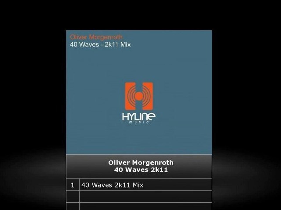 Oliver Morgenroth - 40 Waves 2k11 EP
