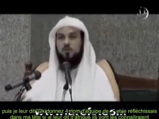 Ils connaissent le foot plus que le prophete alayhi salat wa salam.DROLE.